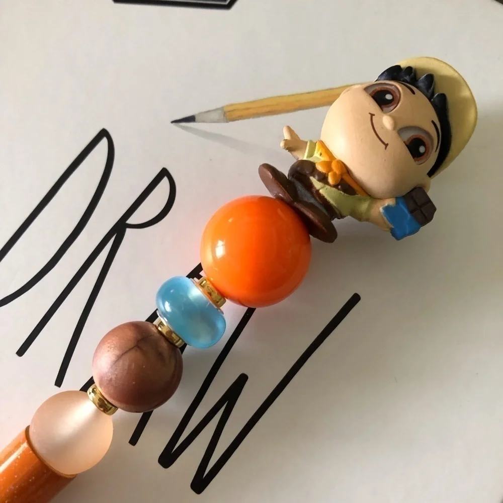 Disney Doorables: Up: Russell handmade beaded pen